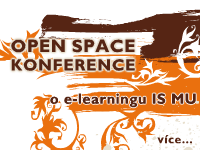 Open space konference o e-learningu IS MU (1. ročník)